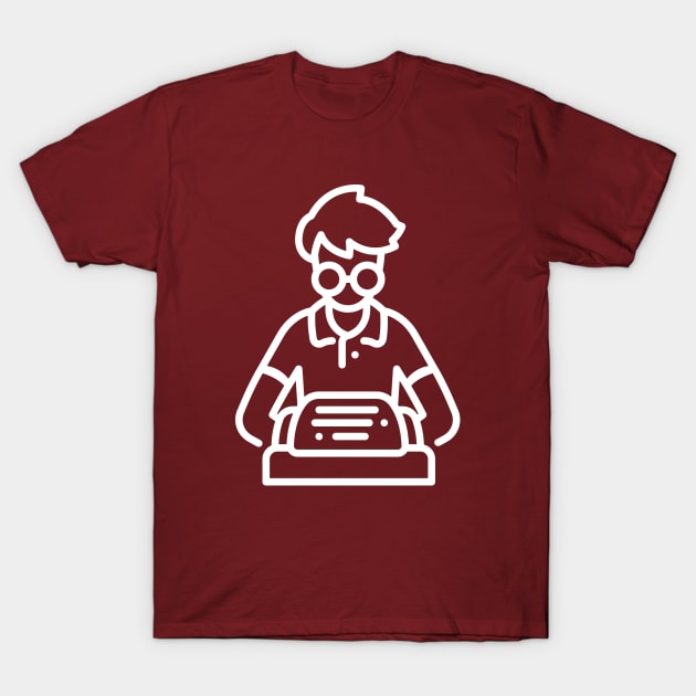 Writer (Author) T-Shirt by The Writers Society